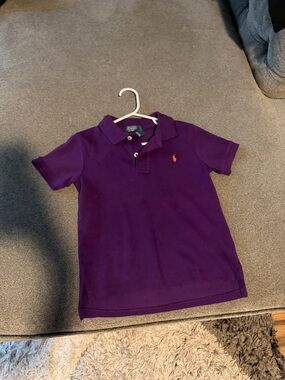 Purple Kids Polo Shirt